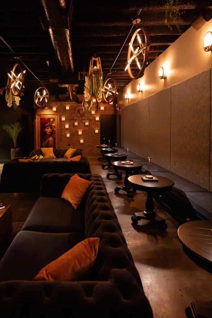 The Aye Candy lounge arranged for a private party